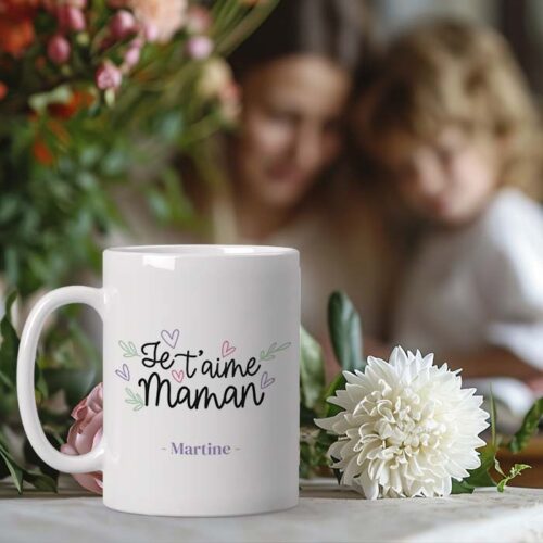 Mug personnalisé - Je t'aime Maman – Image 2