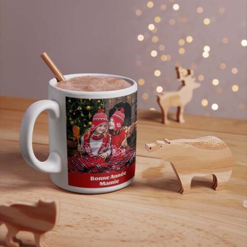 Mug personnalisé - couleurs de fêtes – Image 2