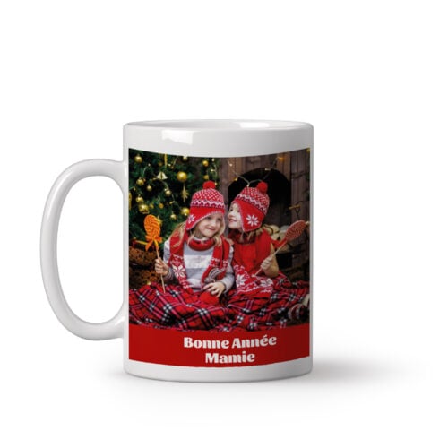 Mug personnalisé - couleurs de fêtes