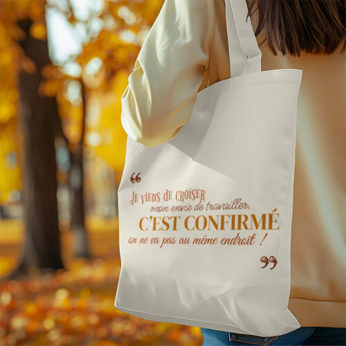 Sac cabas personnalisé - Citation – Image 2