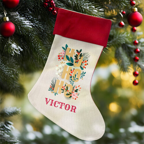 Chaussette Noël personnalisée - OhOhOh – Image 2