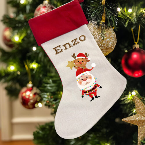 Chaussette Noël personnalisée - Père Noël – Image 2
