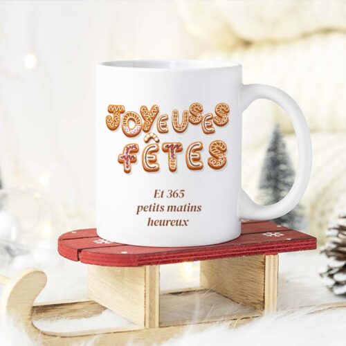 Mug personnalisé - Joyeuses fêtes – Image 2