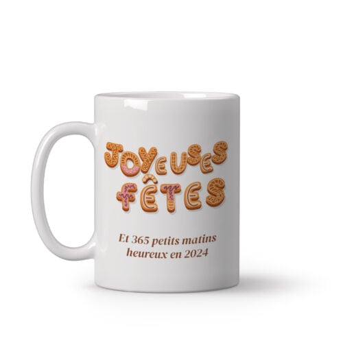 Mug personnalisé - Joyeuses fêtes