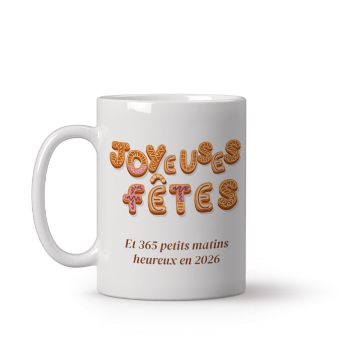 Mug personnalisé - Joyeuses fêtes