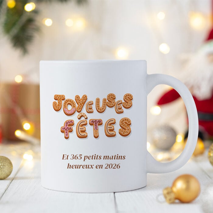 Alternative view of Mug personnalisé - Joyeuses fêtes