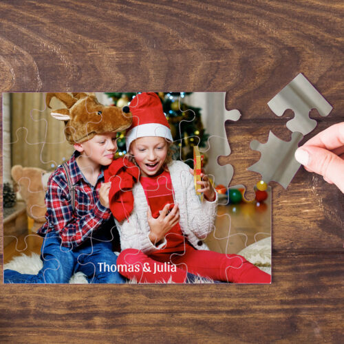 Puzzle personnalisé - Photo de Noël<br> <strong>120 pièces</strong> – Image 2