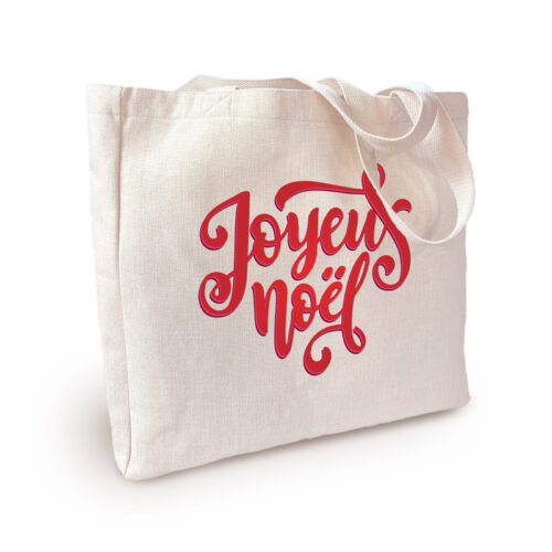 Sac cabas personnalisé - Joyeux Noël