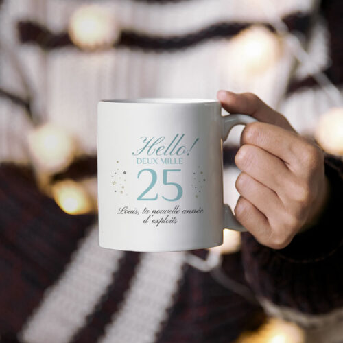 Mug personnalisé - Hello 2025 ! – Image 2