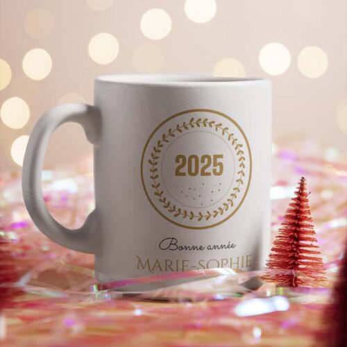Mug personnalisé - Bonne année 2025 – Image 2