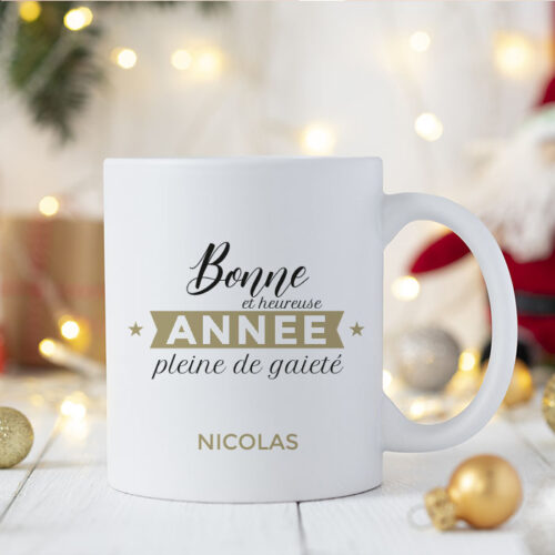 Mug personnalisé - Bonne et heureuse année – Image 2