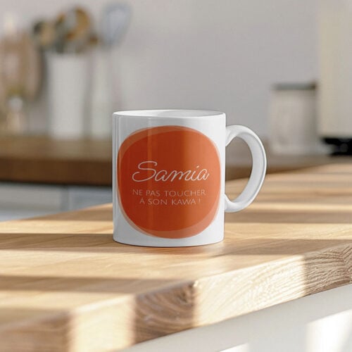 Mug personnalisé - Stick orange – Image 2