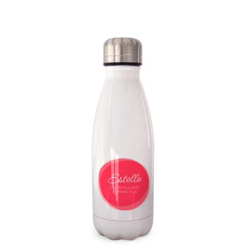 Bouteille isotherme - Stick rose <br> <strong>350 ml</strong>