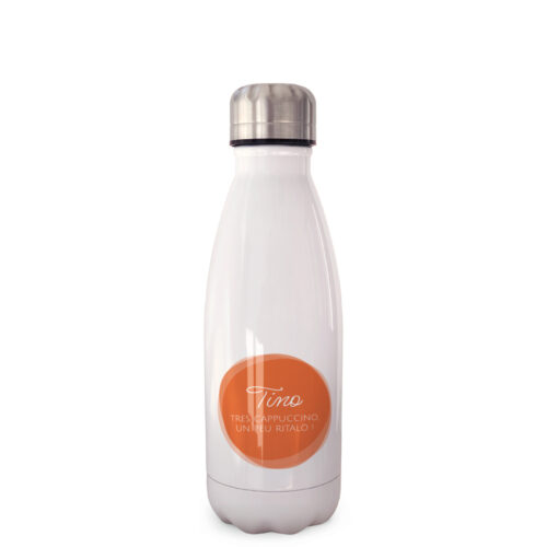 Bouteille isotherme - Stick orange <br> <strong>350 ml</strong>