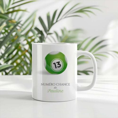 Mug personnalisé - Numéro chance – Image 2