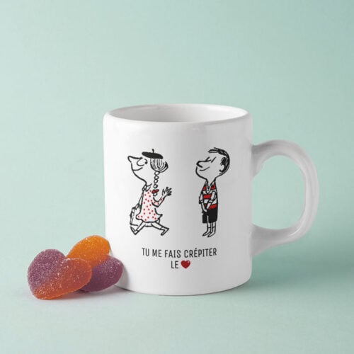 Mug personnalisé - Tu me fais crépiter le coeur – Image 2