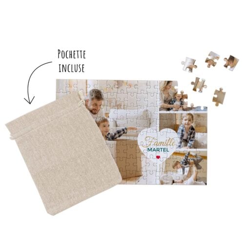 Puzzle personnalisé - Photos de famille<br> <strong>120 pièces</strong> – Image 3