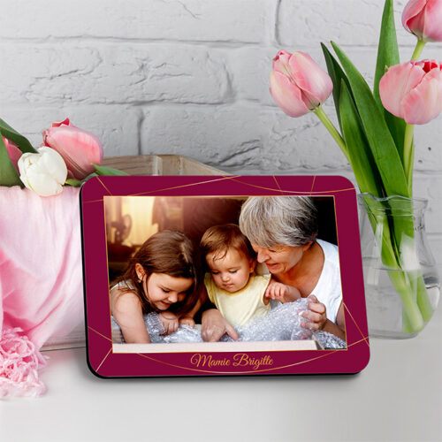 Cadre photo rectangle - Photo Mamie – Image 2
