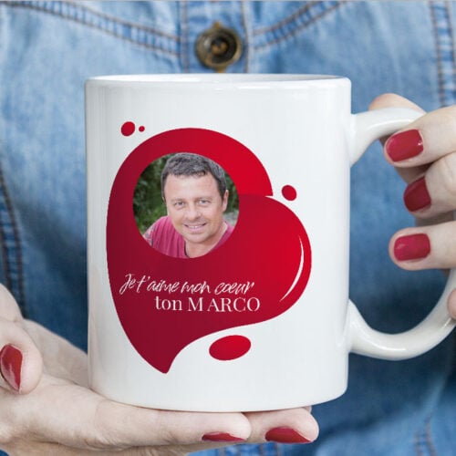 Mug personnalisé - Je t'aime mon coeur – Image 2