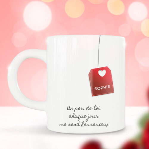 Mug personnalisé - Un peu de toi chaque jour – Image 2