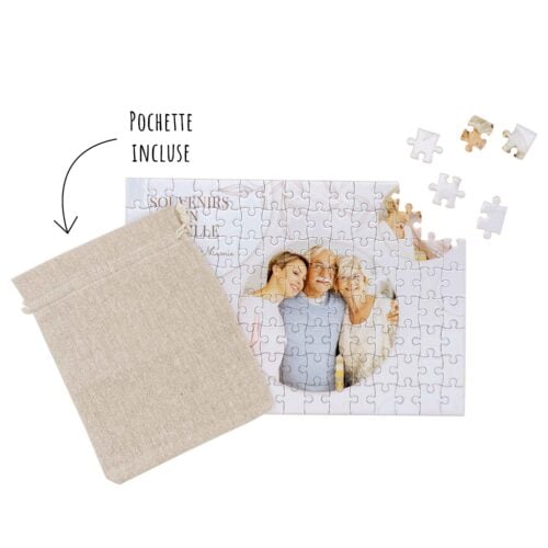 Puzzle personnalisé - Souvenirs en famille<br> <strong>120 pièces</strong> – Image 3