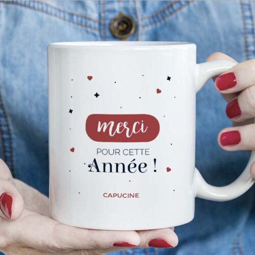 Mug personnalisé - Merci maîtresse avec photo – Image 3