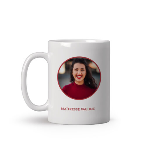 Mug personnalisé - Merci maîtresse avec photo – Image 2