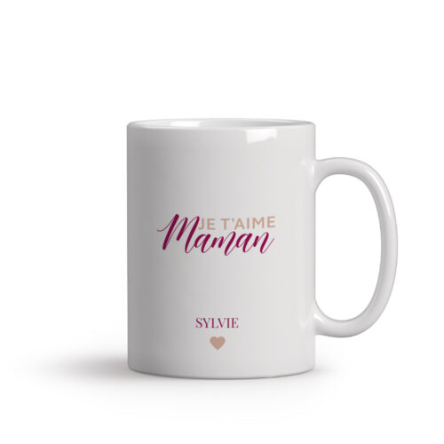Mug personnalisé - Je t'aime Maman – Image 3