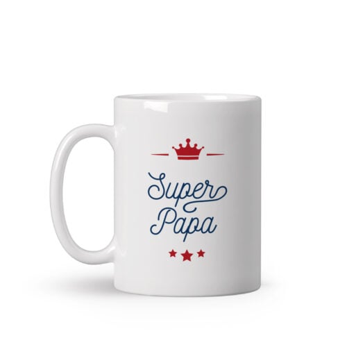 Mug personnalisé - Super Papa avec photo