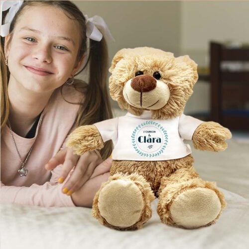 Billy l'ours en peluche  – Couronne avec prénom <br> <strong> 25 cm </strong> – Image 2