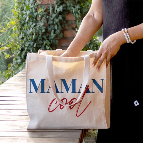 Sac cabas personnalisé – Maman cool – Image 2