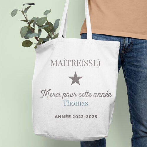 Sac cabas personnalisé – Merci pour cette année – Image 2
