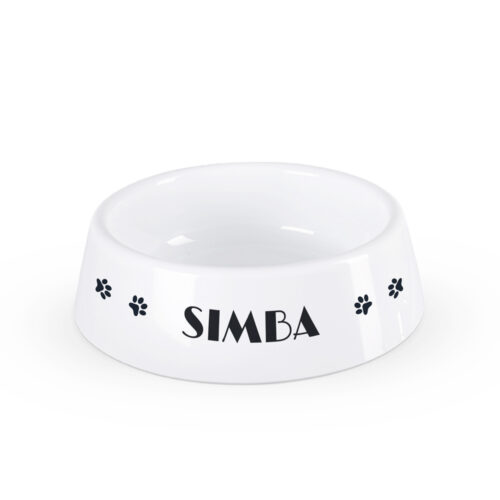 Gamelle pour chien - Sur mes pas <br> <strong> ⌀ 150 x 50 mm</strong>
