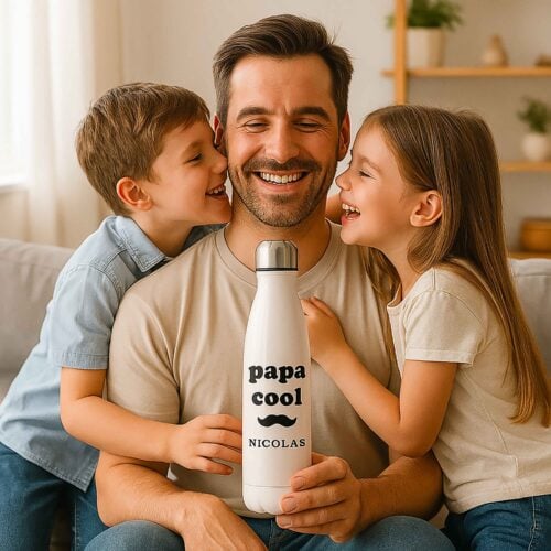 Bouteille isotherme - Papa Cool <br> <strong>  500 ml </strong> – Image 2