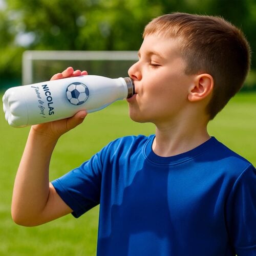 Bouteille isotherme - J'aime le foot ! <br> <strong>  500 ml </strong> – Image 2