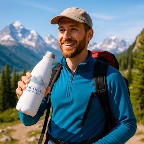 Bouteille isotherme - Le randonneur <br> <strong>  500 ml </strong> – Image 2
