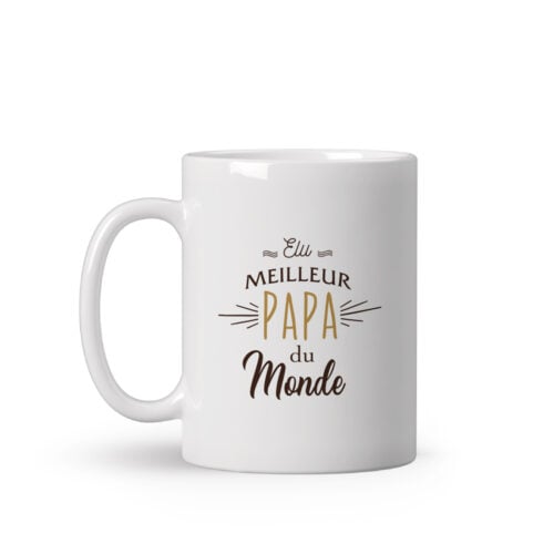 Mug personnalisé - Elu meilleur Papa de l'année