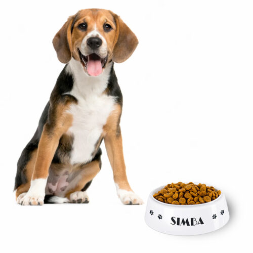 Gamelle pour chien - Sur mes pas <br> <strong> ⌀ 150 x 50 mm</strong> – Image 3