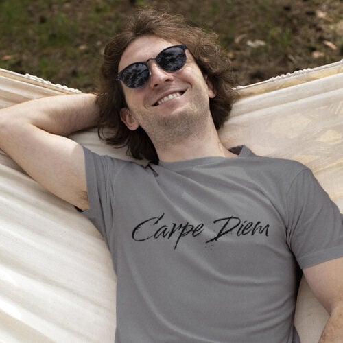 T-shirt gris - Carpe Diem – Image 2