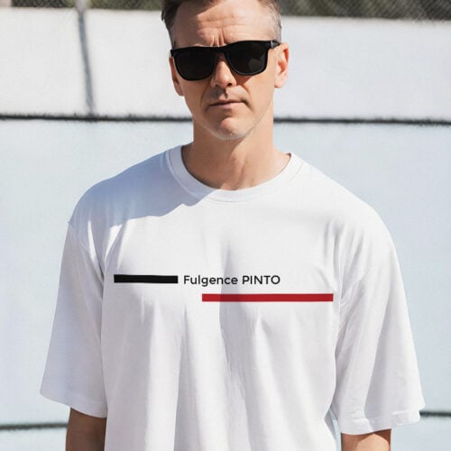 T-shirt blanc - Prénom Nom – Image 2