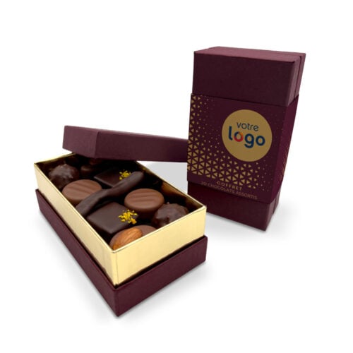 Boite de chocolats personnalisée - Avec votre logo
