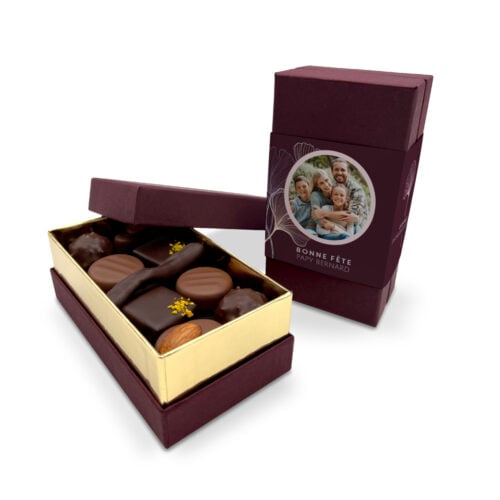Boite de chocolats personnalisée - Bonne fête
