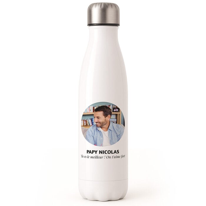 Bouteille isotherme - Photo Papy <br> <strong>  500 ml </strong>
