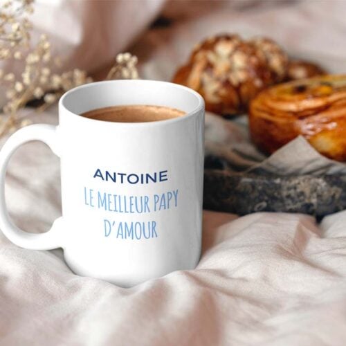 Mug personnalisé - Le meilleur Papy d'amour – Image 2