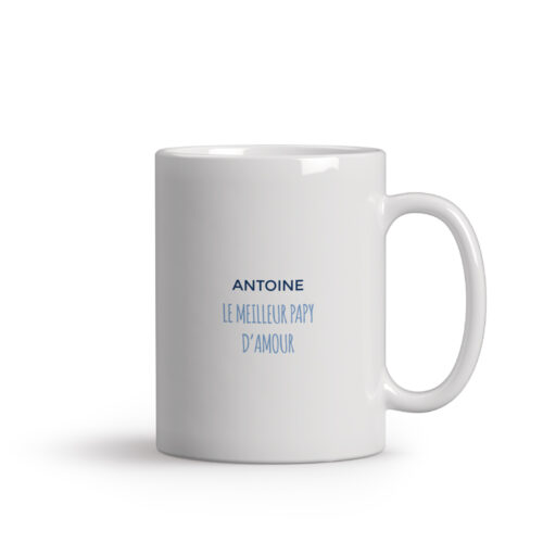 Mug personnalisé - Le meilleur Papy d'amour – Image 3