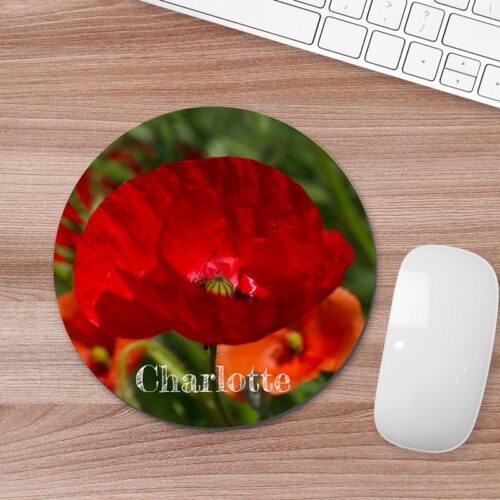 Tapis de souris - Flowers <br> <strong>  ⌀ 20 cm </strong> – Image 3