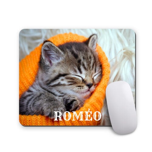 Tapis de souris rectangulaire - Votre photo  <br> <strong>  23,4 x 19,1 cm </strong>