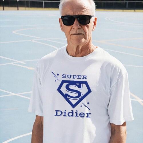 T-shirt blanc - Votre super prénom – Image 2