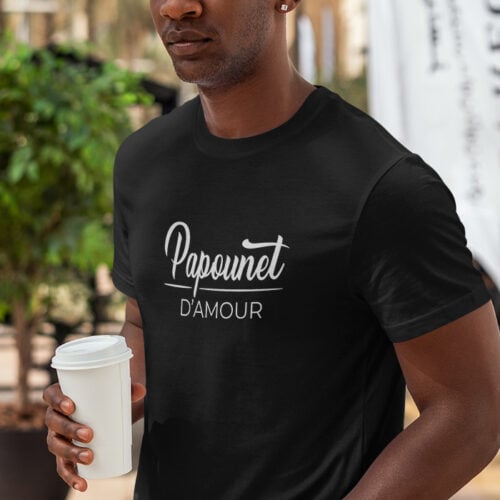 T-shirt noir - Papounet – Image 2