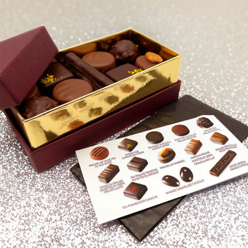 Boite de chocolats personnalisée - Avec logo - Design fleur de cacao – Image 2